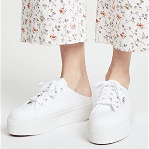 superga platform mule sneakers